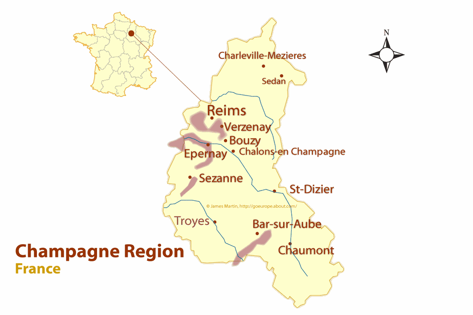 mapa champagne