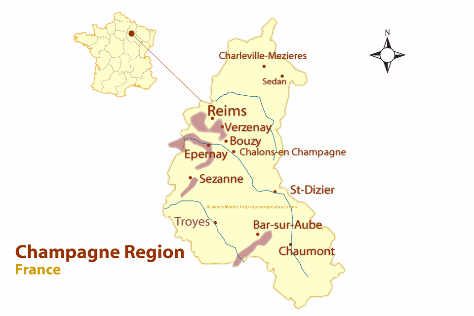 champagne map